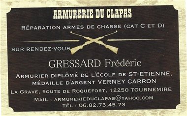 Armurerie du Clapas (Gressard Frédéric)